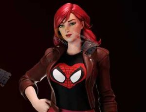 风格化红发女孩模型