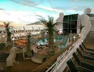 游轮派对区场景模型