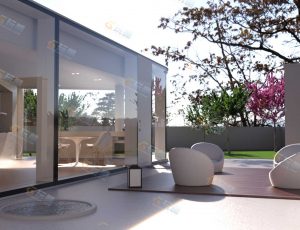 舒适别墅场景工程模型