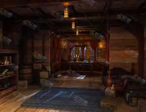 船长休闲室场景工程源文件