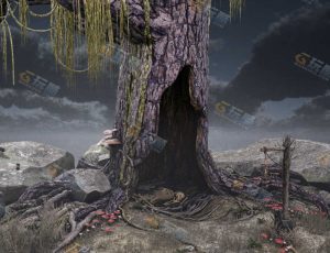 死亡之树场景工程模型