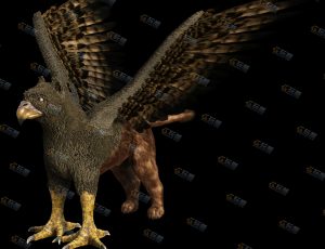 狮身鹰首兽模型