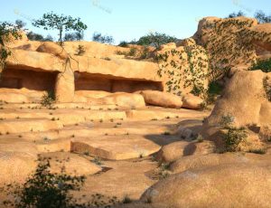 黄石沙漠场景工程源文件