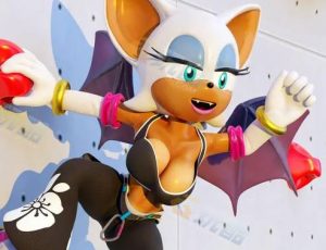 刺猬索尼克蝙蝠女刺猬模型