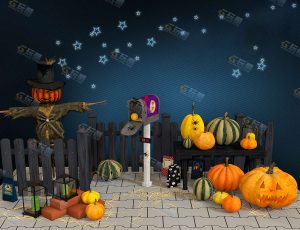 万圣节装扮模型