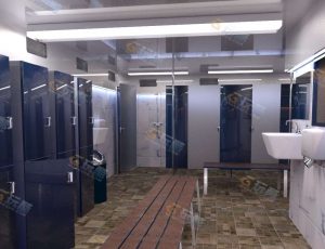 浴室间场景模型