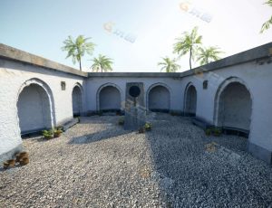 废墟老建筑工程源文件