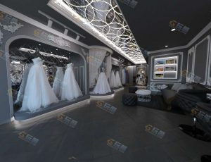 婚纱店场景工程模型