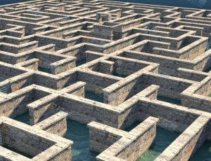 迷宫场景工程模型