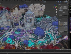 魔兽世界大城堡场景工程源文件