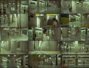 Blender大型概念地铁场景工程源文件