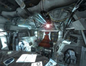 宇宙飞船控制室场景工程模型