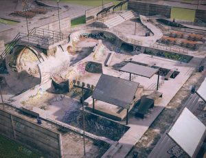 滑板场场景工程模型