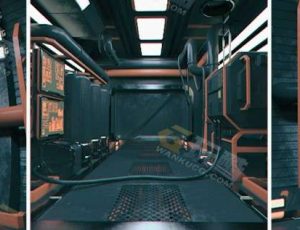 科幻小走道工程源文件