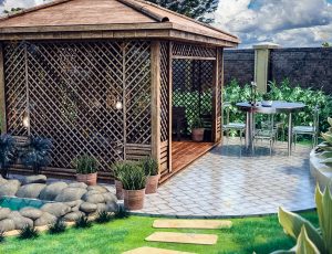 富豪家庭院子场景工程模型