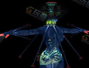 海洋人形怪物模型