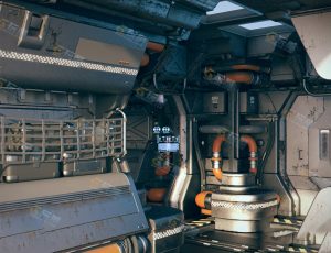 科幻模块化走廊工程源文件