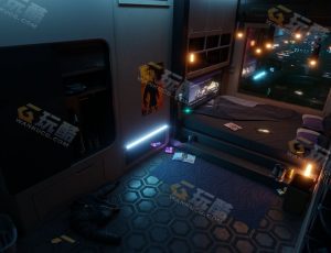 赛博霓虹灯卧室工程源文件