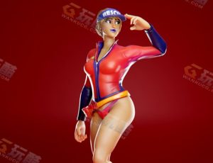 时髦运动女孩模型