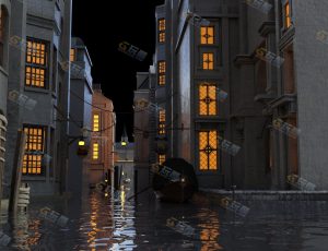 水城威尼斯场景工程模型