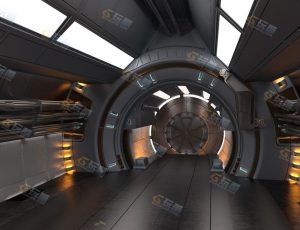 太空隧道走廊通道工程源文件