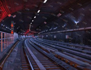 破损地铁隧道工程源文件