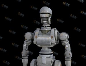 老式破旧机器人模型