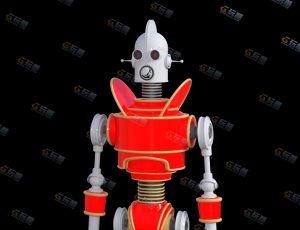 蒸汽朋克机器人模型