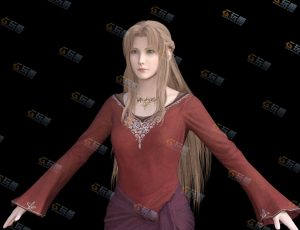FF7女性角色模型