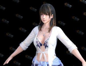 卡通美少女模型