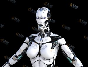 女机器人2号模型