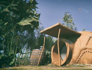 土著房屋工程模型