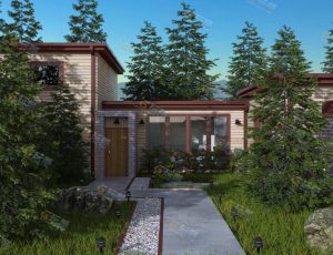 郊外别墅Blender工程源文件