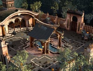 蒙古成吉思汗奢华宫殿Blender工程源文件