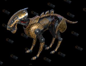 机械战斗猎狗Blender模型