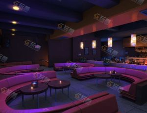 静谧酒吧Blender工程模型