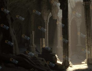 废弃的山洞遗迹Blender工程模型