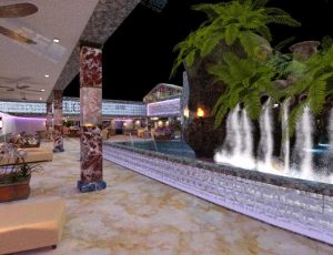 奢华温泉会所Blender工程模型