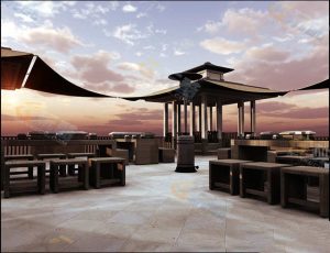 天台顶Blender工程模型