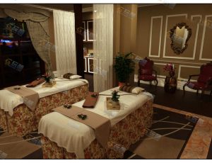 按摩房间Blender场景模型