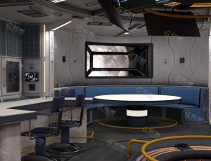 科技控制密室Blender工程源文件