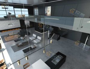 优雅时尚套房Blender场景模型