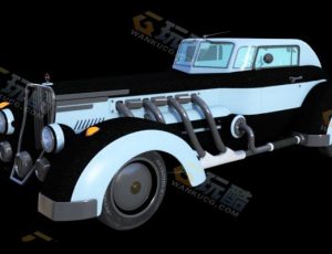 黑暗骑士座驾车Blender模型