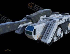 大炮坦克Blender模型