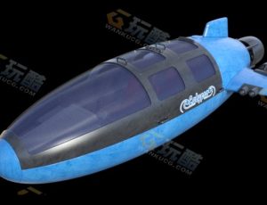 战舰核潜艇Blender模型