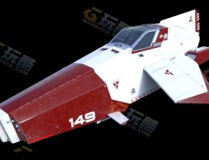 超级战舰飞机Blender模型