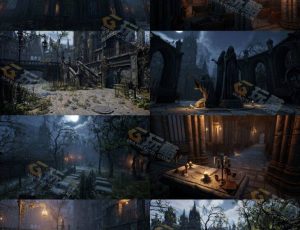 UE5工程文件—哥特式恐怖环境