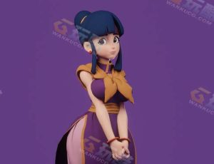 风格化奇奇Blender模型