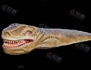 恶魔蠕虫怪Blender模型