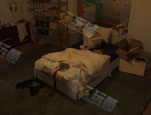 单身公寓套间Blender工程源文件